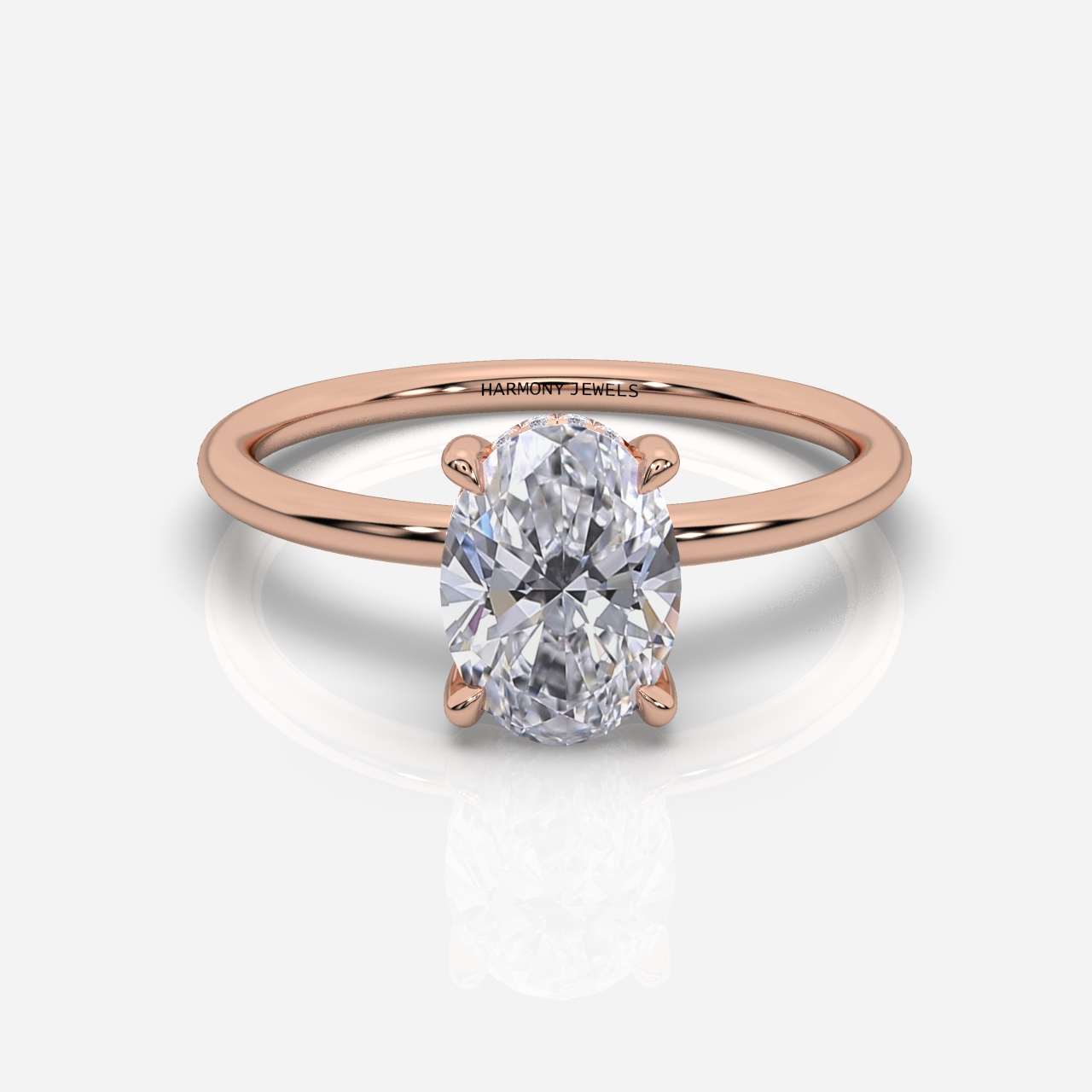 Juliette Hidden Halo Oval
